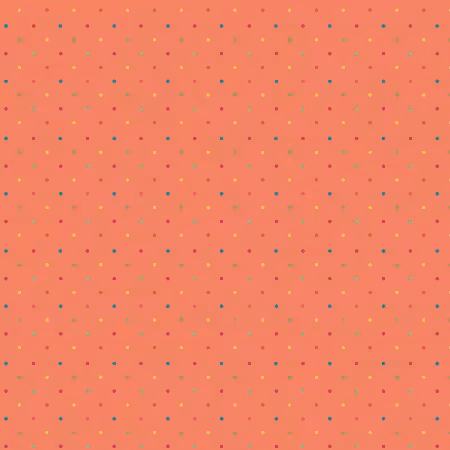 First Blooms Dots Orange