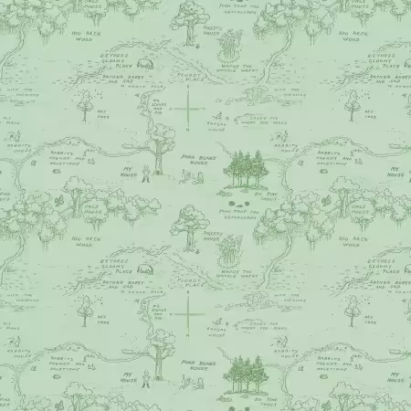 Winnie the Pooh Map Green