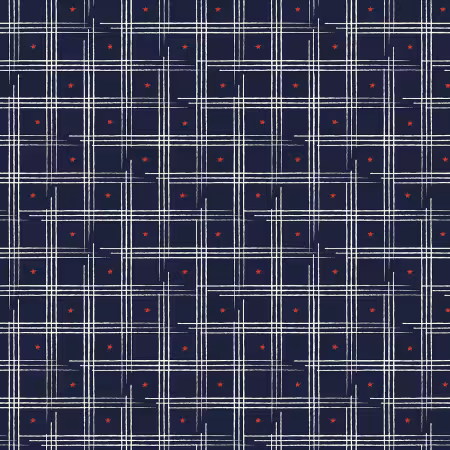 American Honor Plaid Blue