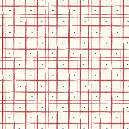 American Honor Plaid Cream