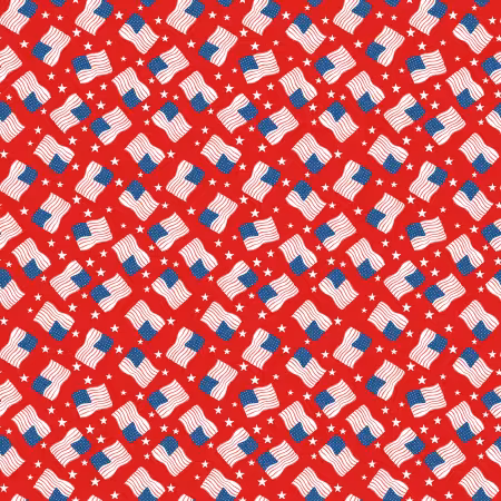 Firecracker Flags Red Hen