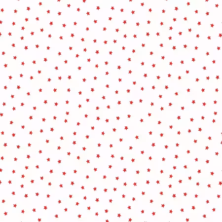 Sew America Star Toss White