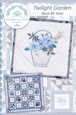 Twilight Garden Block of the Month Block 9 Rose