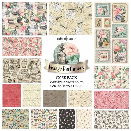 Assortment Vintage Perfumery, 16pcs x 10yds