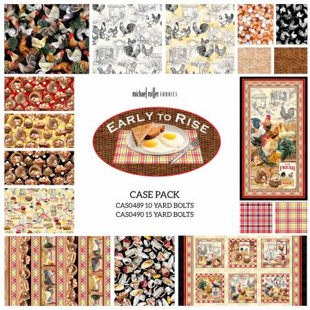 Assortment Early to Rise, 17pcs x 10yds