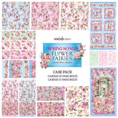 Assortment Spring Songs Flower Fairies, 17pcs x 15yds