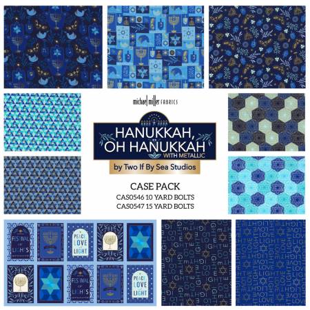 Assortment Hanukkah Oh Hanukkah, 10pcs x 10yds