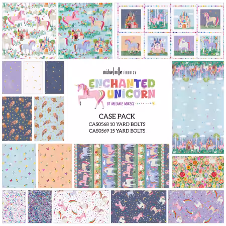 Assortment Enchanted Unicorn, 18pcs x 15yds