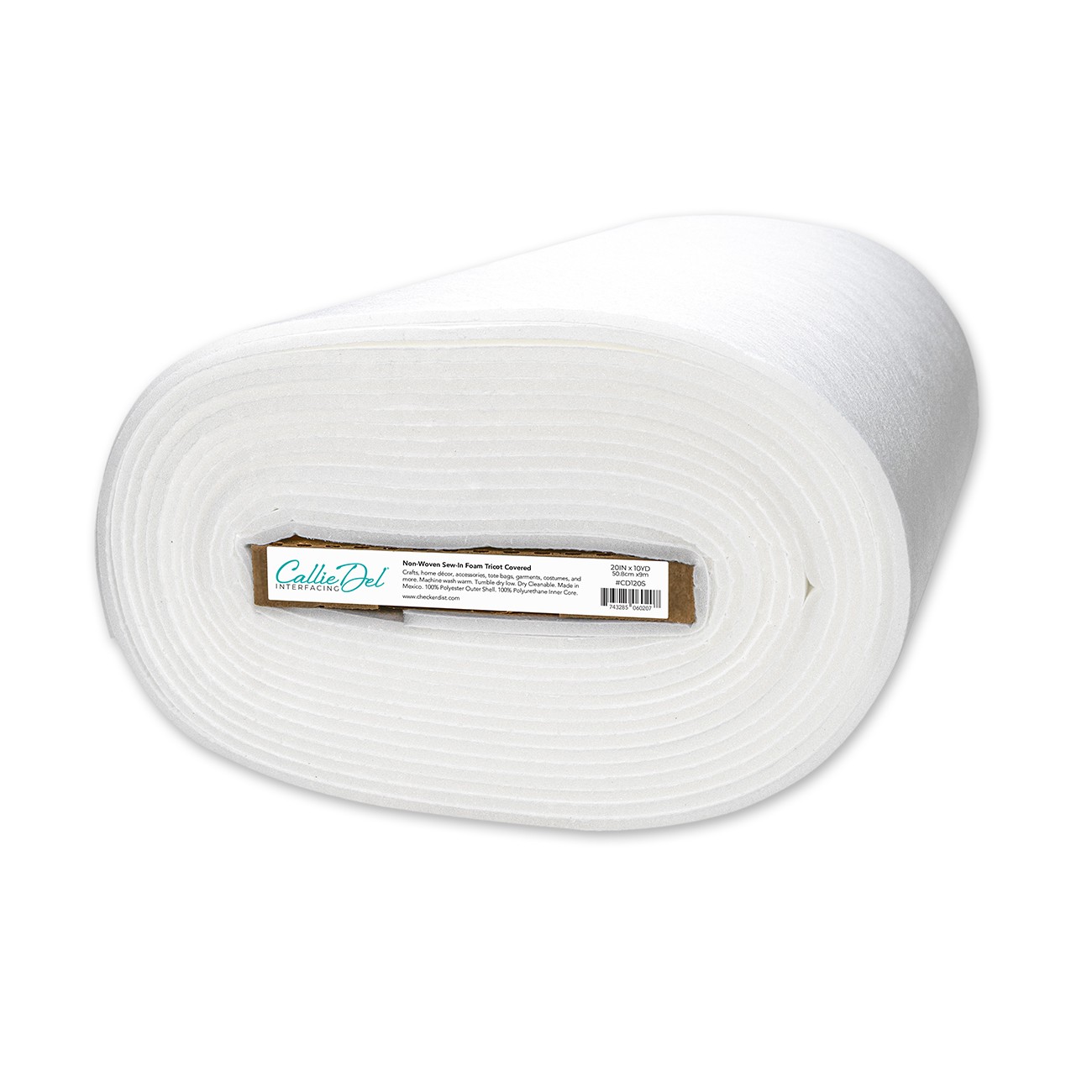 Non-Woven Sew-In Foam Tricot Covered  20in x 10yds