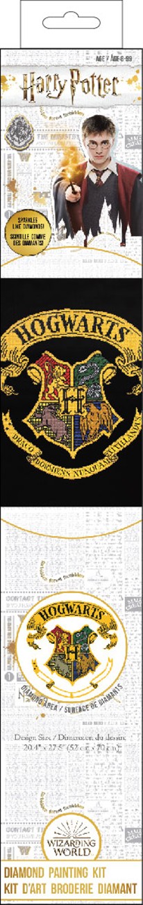 Hogwarts Crest Diamond Painting Kit 20.4in x 27.5in
