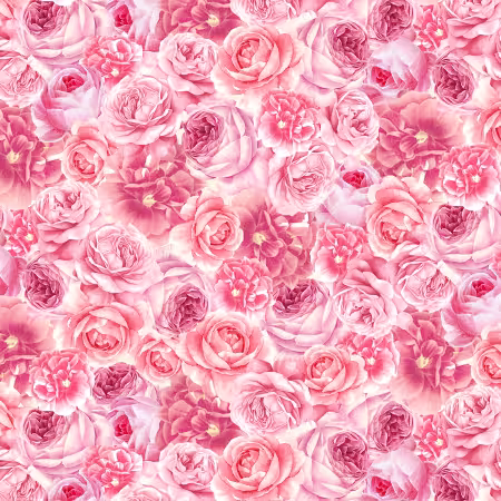 Rose Packed Pink Roses