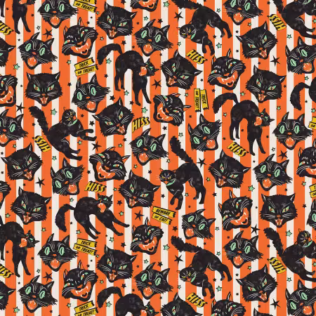 Orange Trick Or Treat Cats