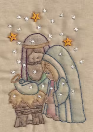 Nativity Tea Dye