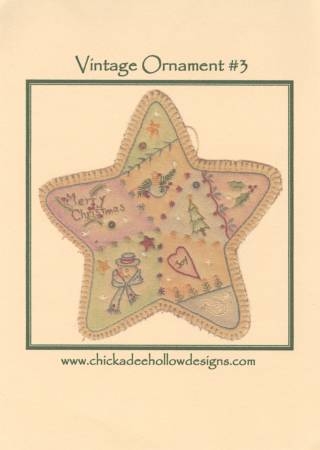 Vintage Christmas Ornament Star