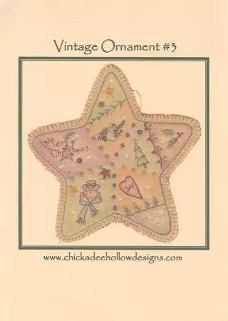 Vintage Christmas Ornament Star