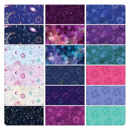 Assortment Celestial Skies, 18pcs x 10yds