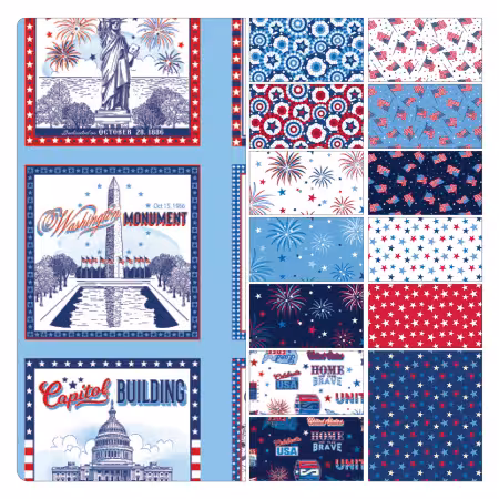 Assortment Celebrate The USA, 14pcs x 15yds
