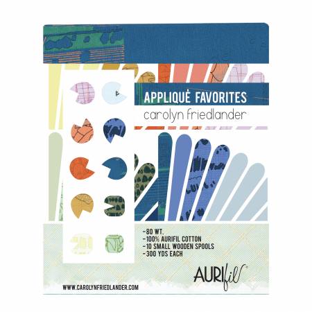 Applique Favorites by Carolyn Friedlander Thread Collection 80wt 10 Small Spools