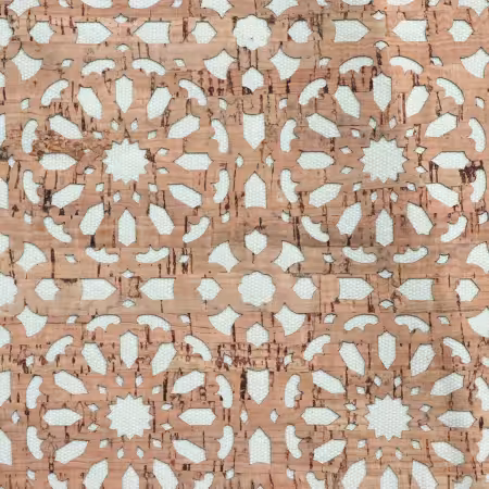 Cream Canvas Backed Mandala Pro Lite Cork 5 yards