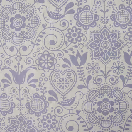 Floral Folk Art Pro Cork 5 Yards