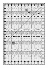 Creative Grids 12.5 x 24.5 Big Easy Quilt Ruler, Creative Grids #CGR1224