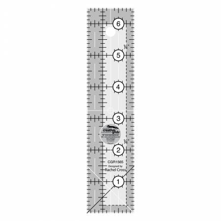 Creative Grids Quilt Ruler 1-1/2in x 6-1/2in