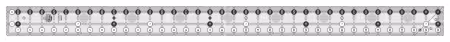 Creative Grids Yardstick Quilt Ruler 2-1/2in x 36-1/2in