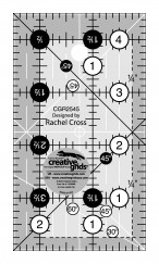 Ruler Creative Grids 4.5 x 4.5 WH/B