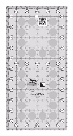 Creative Grids Quilt Ruler Simple 7/8 Triangle Maker