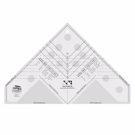 Creative Grids Quilt Ruler Cat's Cradle Ruler XL Tool