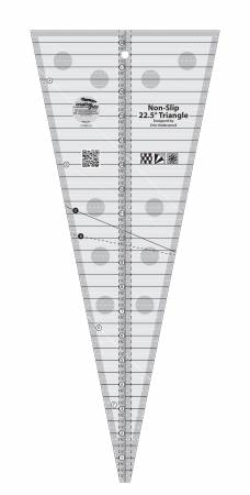 Creative Grids 22.5 Degree Triangle Quilt Ruler