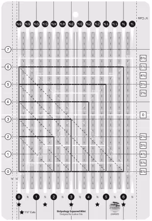 Creative Grids Quilt Ruler Stripology® Mini