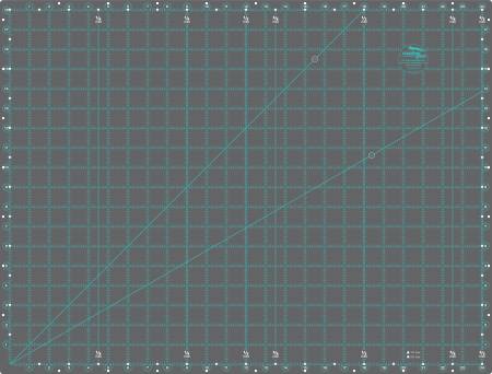 Creative Grids Self-Healing Double Sided Rotary Cutting Mat 18in x 24in