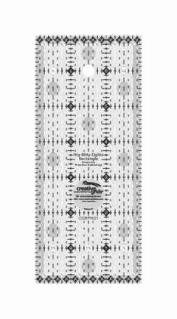 Creative Grids Quilt Ruler Itty-Bitty Eights 3in x 7in  Rectangle