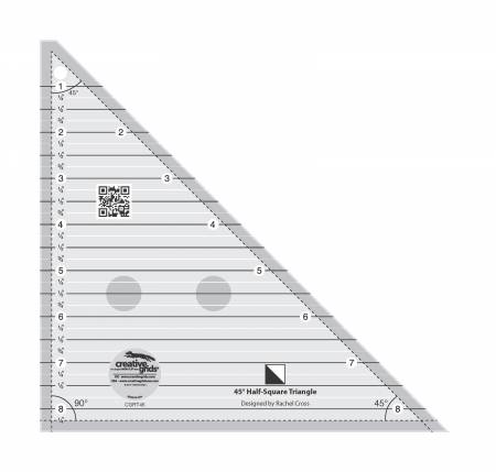 Creative Grids 6 Flying Geese 45 90 Degree Triangle Quilt Ruler