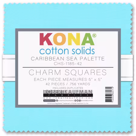 5in Squares Kona Cotton 42pcs/bundle