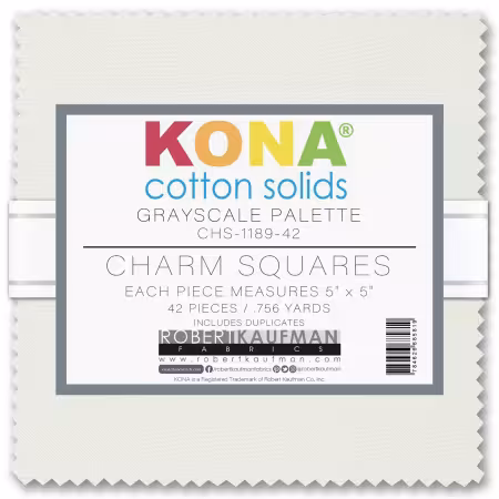 5in Squares Kona Cotton 42pcs/bundle