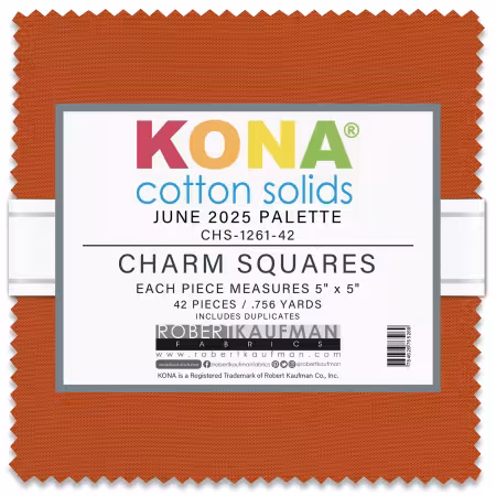5in Squares Kona Cotton 42pcs/bundle