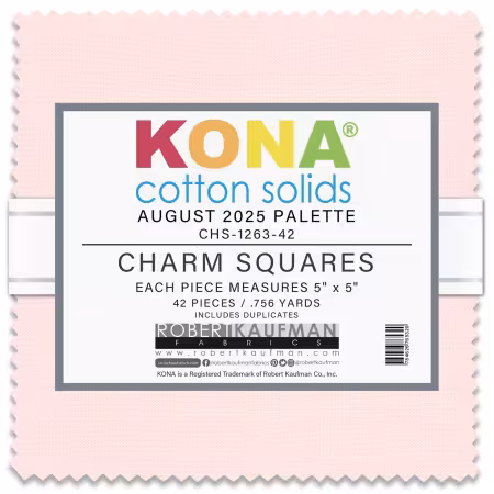 5in Squares Kona Cotton 42pcs/bundle