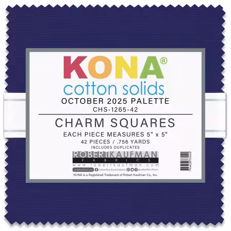 5in Squares Kona Cotton 42pcs/bundle