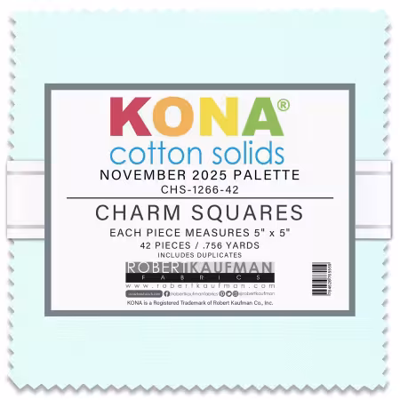 5in Squares Kona Cotton 42pcs/bundle