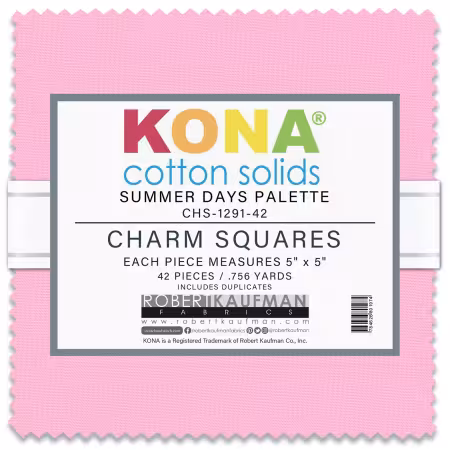 5in Squares Kona Cotton 42pcs/bundle