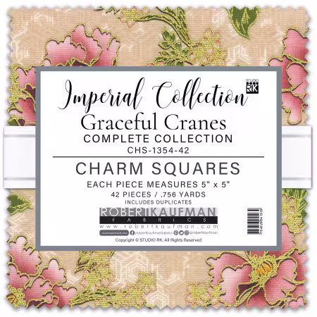 5In Squares Imperial Collection: Graceful Cranes 42Pcs/Bundle
