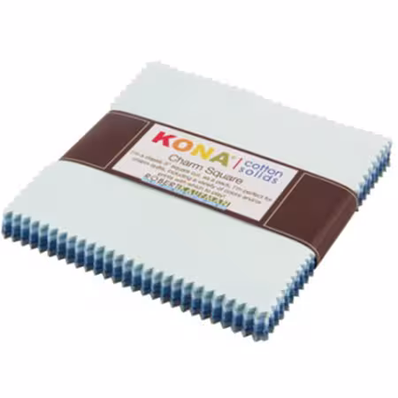 5in Squares Kona Cotton Overcast 42pcs