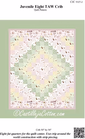 Juvenile Eight TAW Crib Quilt Pattern