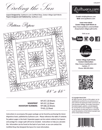 Circling the Sun Foundation Paper Packs