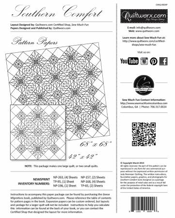 Southern Comfort Foundation Paper Packs