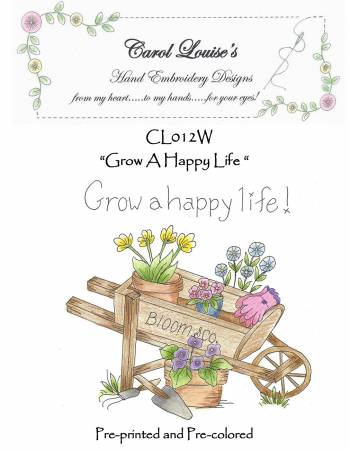 Grow a Happy Life - White