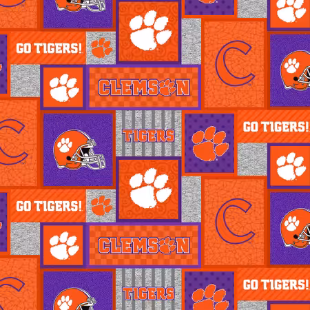 NCAA-Clemson Tigers College Patch Fleece