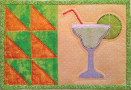 Scrappy Happy Hour Mug Rug